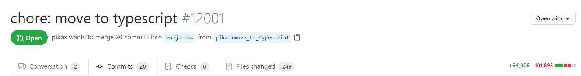 Vue2 核心成员战斗力：几天内把 Flow 重构为 TypeScript！